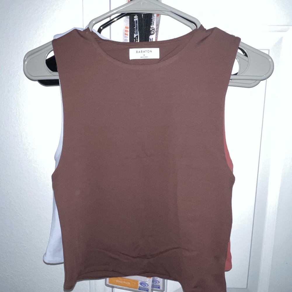 Aritzia countour top brown size m
